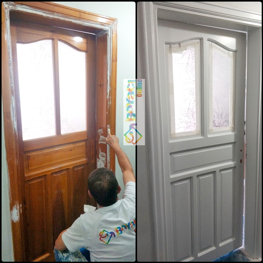 kapı boyama tekniği